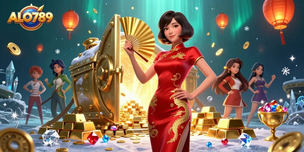Join the excitement at ALO789's vibrant casino scene with treasures overflowing and winning opportunities!