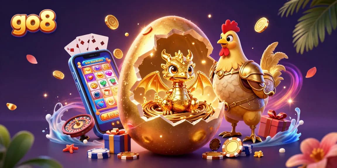 Play exciting games at go8, with golden coins and poker rewards from the dragon's nest.