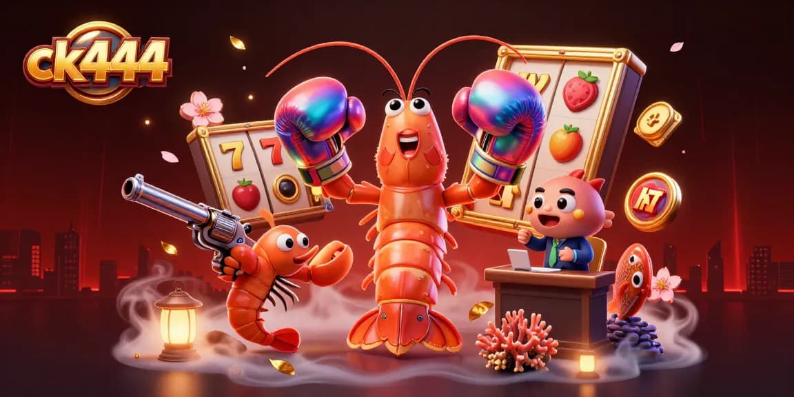 Experience thrilling gameplay with ck444's vibrant casino scene featuring dazzling game elements.