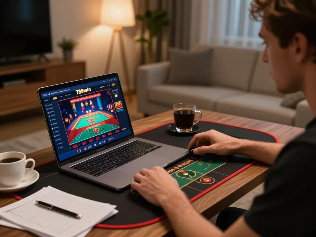 Engage with 789win's online casino platform showcasing dynamic live dealer gameplay