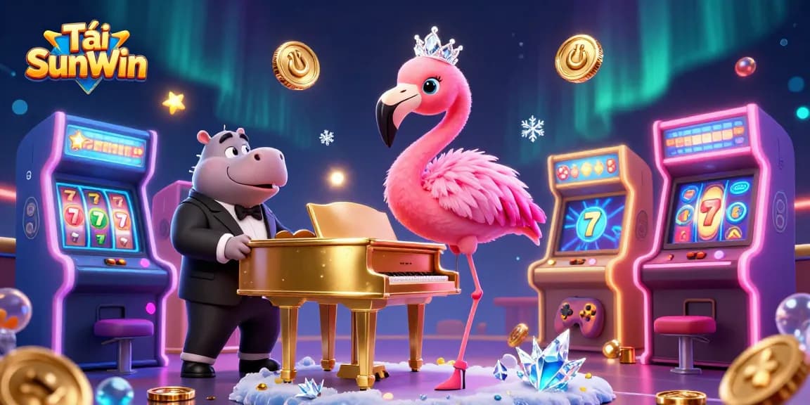 Tải SunWin and enjoy the vibrant casino atmosphere with exciting game elements and engaging characters.