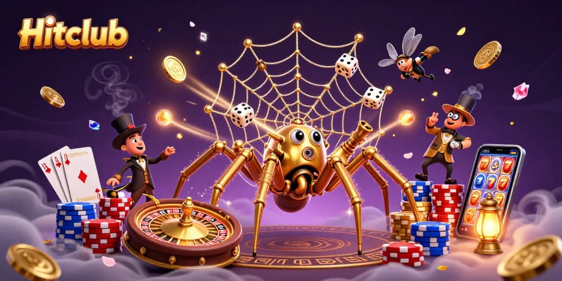 Hitclub players experience thrilling gameplay with stunning 3D illustrations and vibrant casino elements.