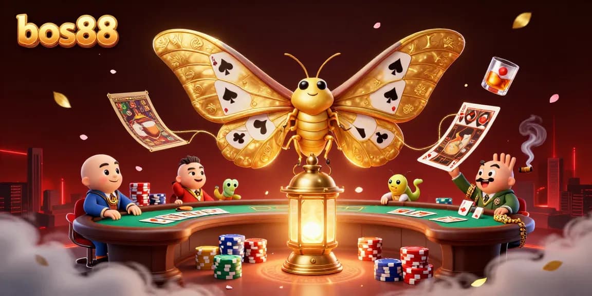 Experience the excitement of bos88 with vibrant casino-themed digital illustration featuring an energetic scene.