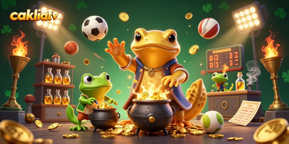 Cakhiatv enhances the essence of sports betting with vivid, rich elements surrounding an alchemist scene.