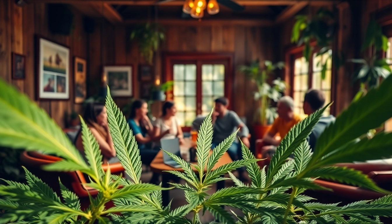 Engage in the vibrant atmosphere of Cannabis Clubs Lloret De Mar with friends in a cozy setting.