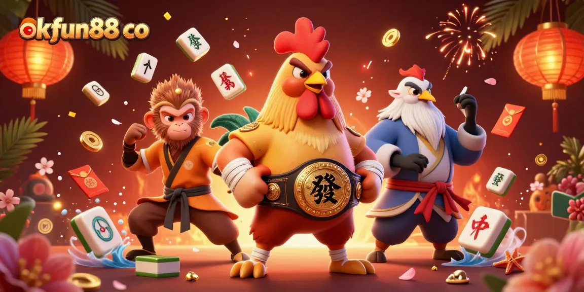 Engage with okfun88 co's dynamic casino scene featuring charismatic characters and rich gaming elements.