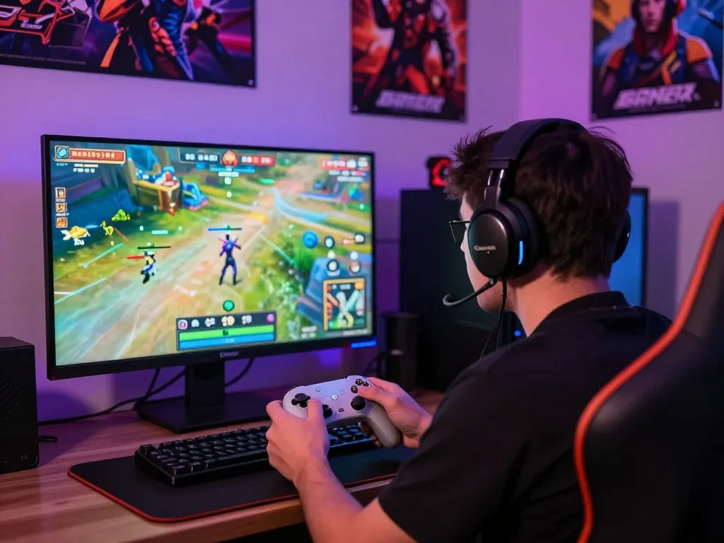 Exciting gaming experience at https://79kingg.us/ featuring colorful game graphics and an engaged player.