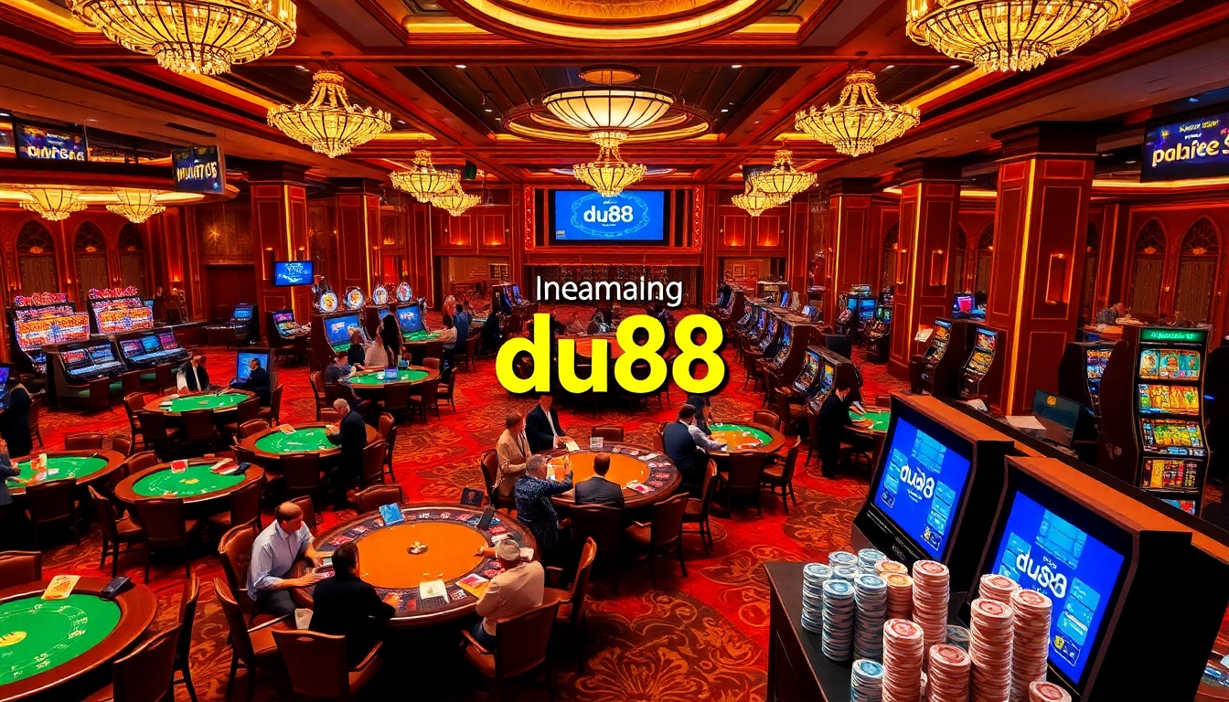 Experience the thrill of du88 with vibrant casino excitement and engaging gambling activities.