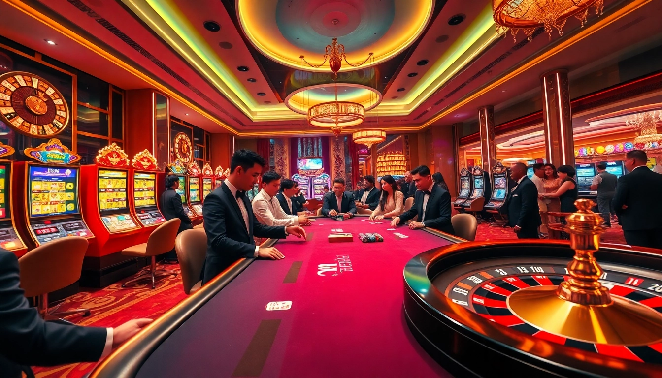 Experience high-stakes gaming at https://km88online.net/ with players enjoying poker and slots in style.