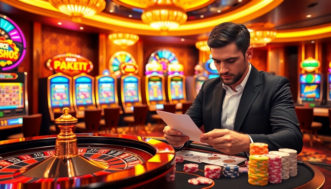 Experience thrilling moments at https://luongsontv23.com/ with exciting gambling visuals depicting casino games and vibrant betting scenes.