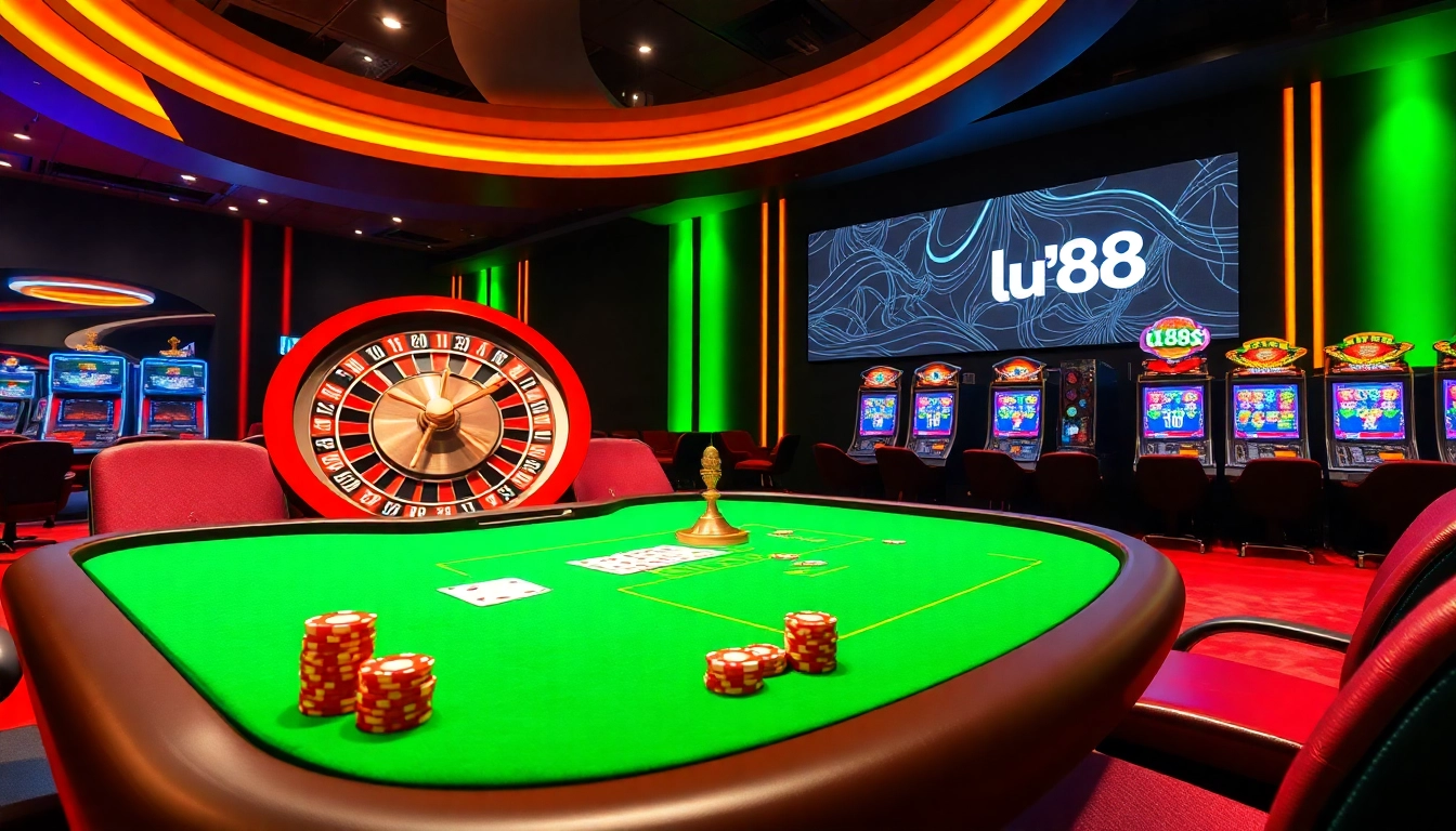 Experience thrilling gameplay at lu88 with stunning casino tables and exciting slot machines.