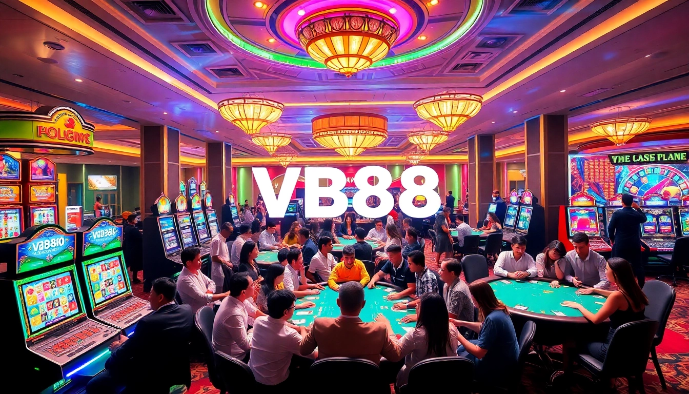 Experience the thrill of winning at VB88 with exciting casino games and vibrant atmosphere.