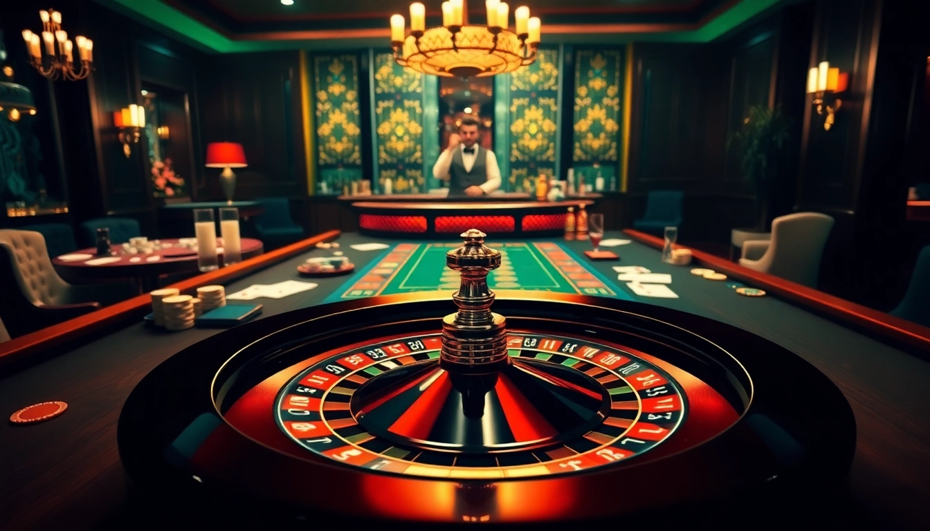 Exciting roulette game scene at https://one88.london/ showcasing vibrant casino atmosphere.