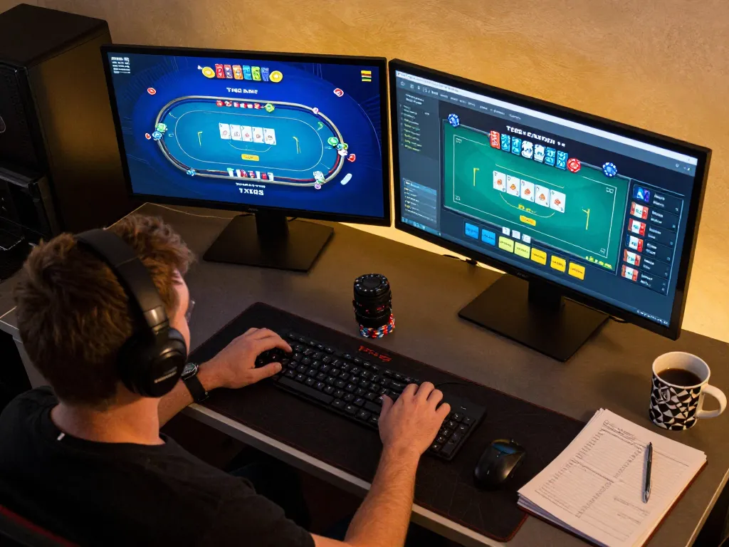 Engaging online gaming experience featuring TX88 poker setup with colorful graphics and strategic elements