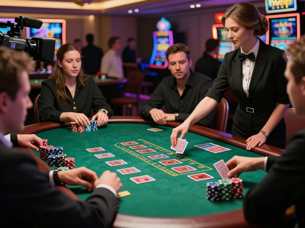 Experience live blackjack excitement at 678vip with players engaged in strategy and action.