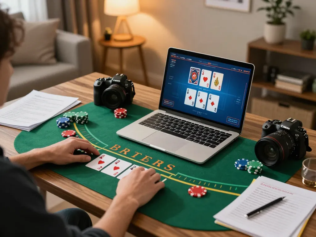 Engaging in strategic blackjack gameplay on 98win while managing chips and cards.