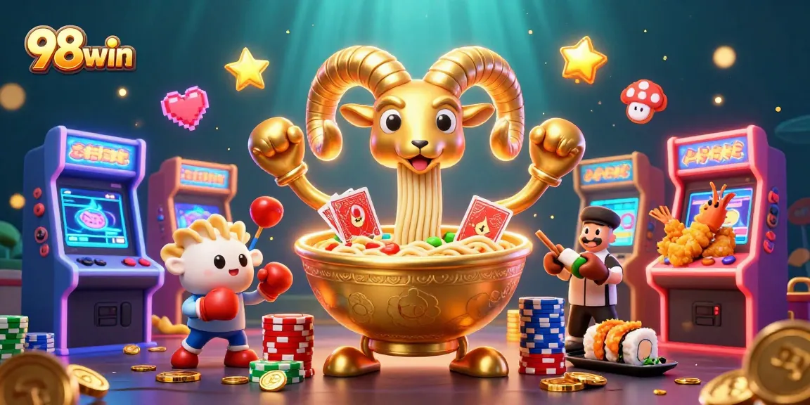 Experience thrilling moments at 98win with engaging casino games and colorful digital elements.