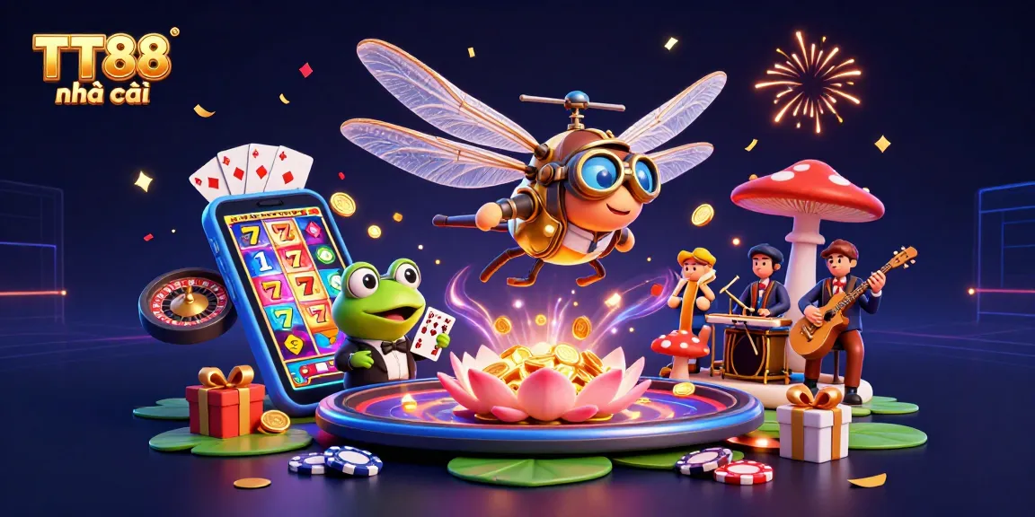Experience thrilling games at TT88 nhà cái with vibrant casino action and engaging characters.